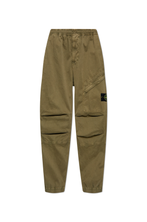 Trousers with logo