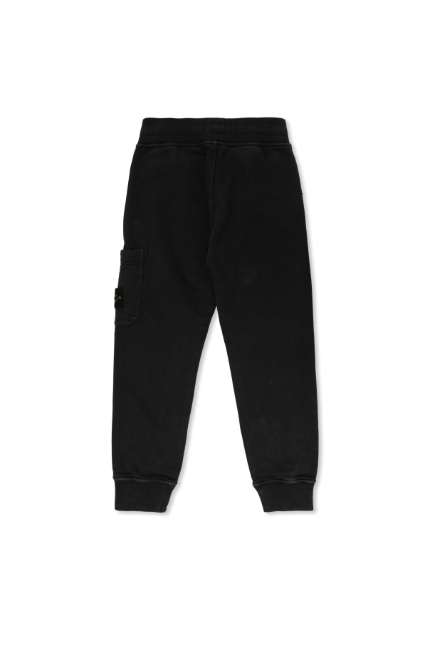 Stone Island Junior Jogginghose mit Logo-Patch