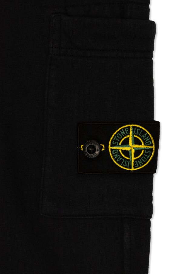 Stone Island Junior Jogginghose mit Logo-Patch