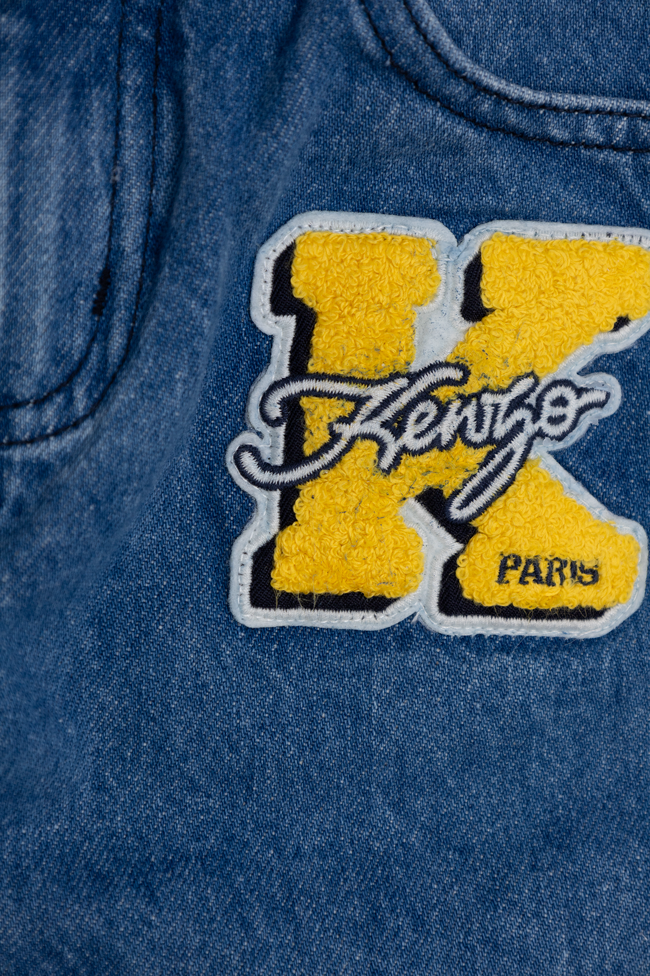 Kenzo Kids Patched JEANS