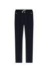 Eleventy NAVY BLUE Sweatpants with stitching on the legs