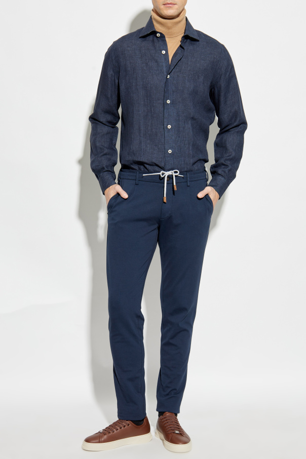 Eleventy Cotton trousers