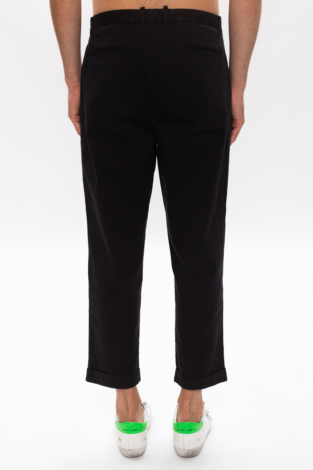 AllSaints 'Kali' trousers with turn up 