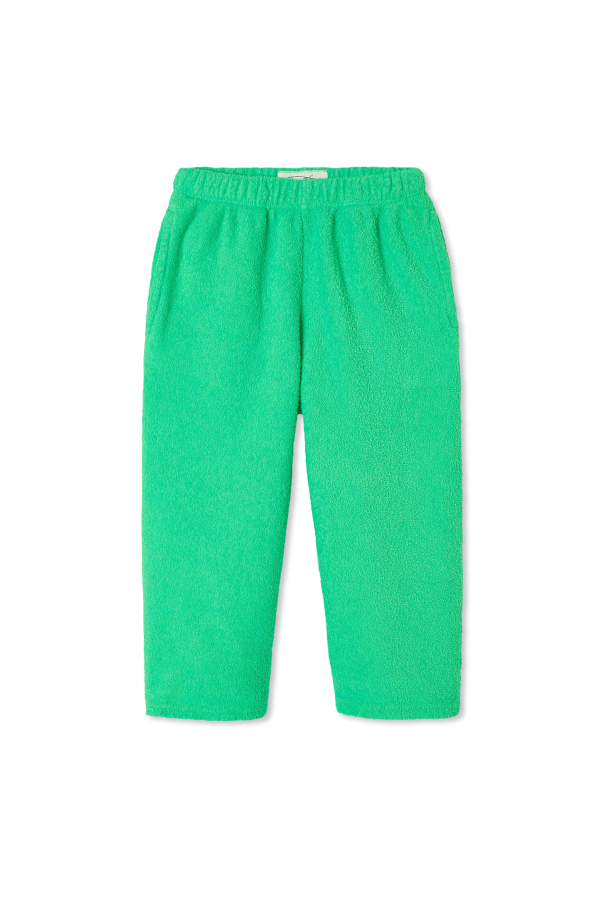 American Vintage Kids Spodnie z bawełny typu frote