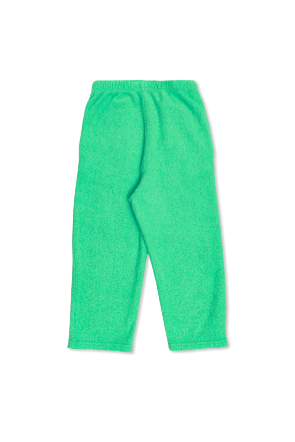 American Vintage Kids Spodnie z bawełny typu frote