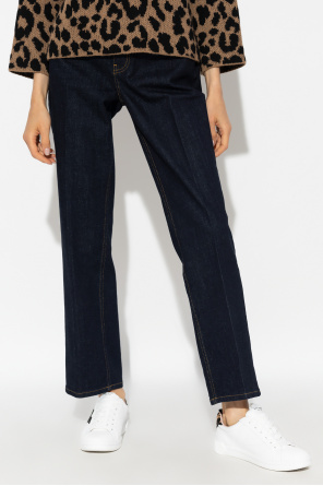 Kate Spade Logo-embroidered jeans
