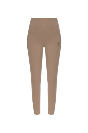 Training leggings with ruching