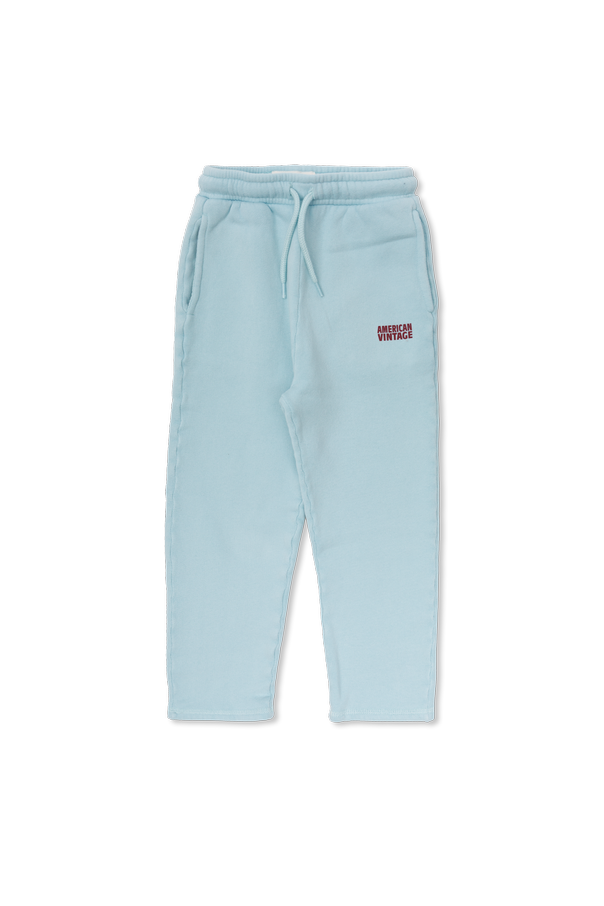 Sweatpants with printed logo od American Vintage Kids