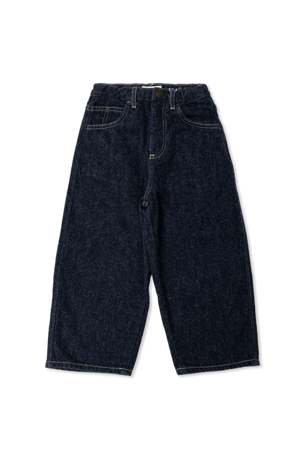 Logo-patch jeans trousers od American Vintage Kids