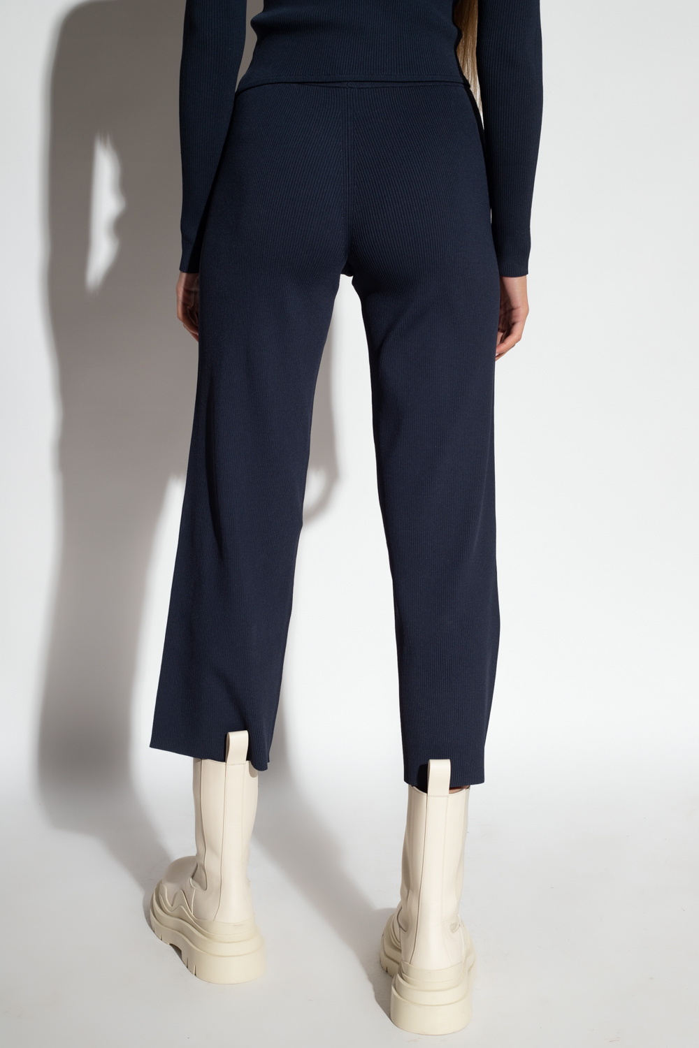 Cult Gaia ‘Joplin’ ribbed Stickerei trousers