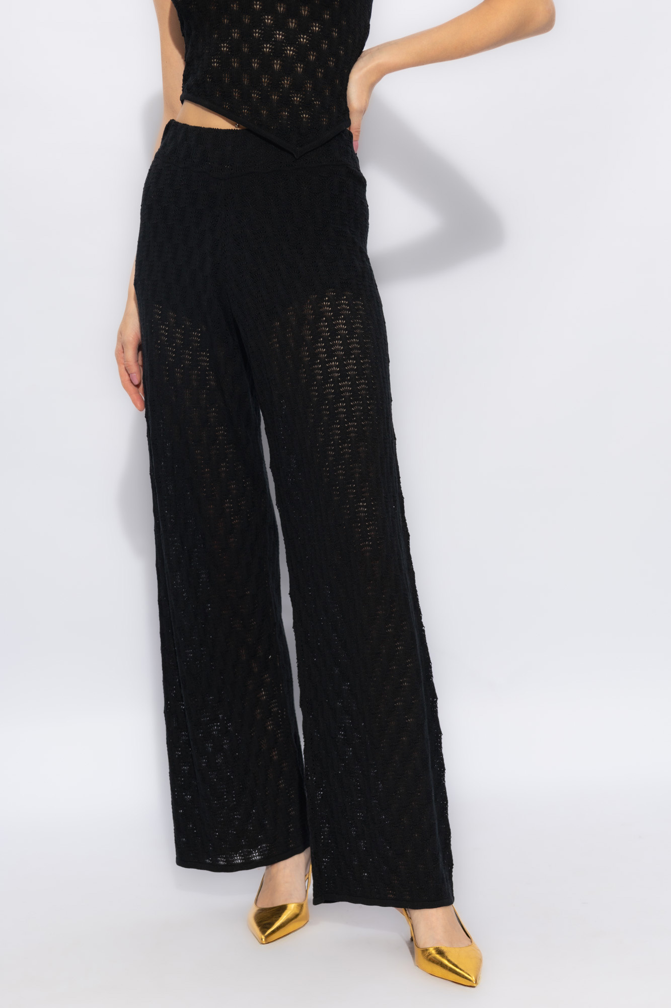 Cult Gaia ‘Jayla’ openwork trousers