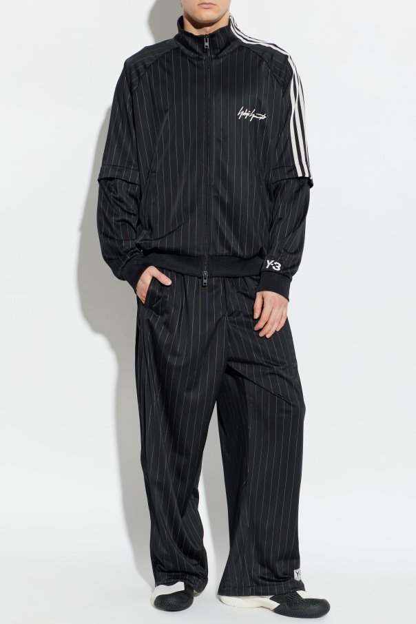 Y-3 Pantalones de chándal con pernera recta