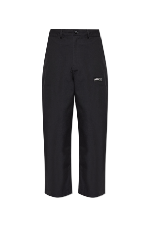 Trousers with logo