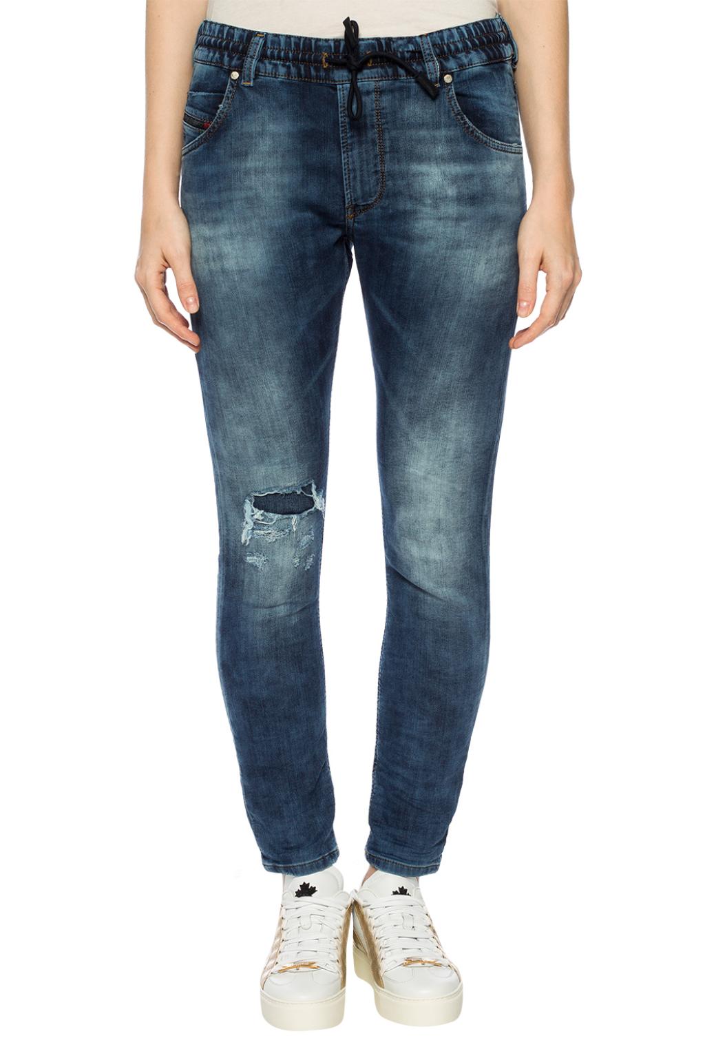Krailey R-Ne' jeans with holes Diesel - Vitkac Australia