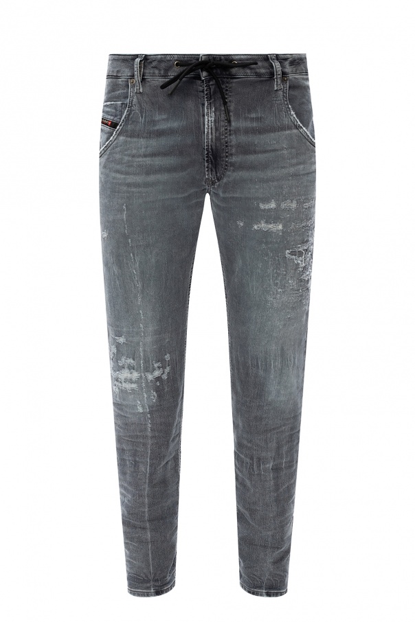 Diesel ‘Krooley Jogg’ raw-cut jeans