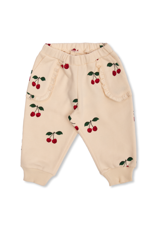 Sweatpants with cherry motif od Konges Sløjd