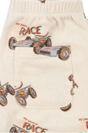 Konges Sløjd Pants with car motif