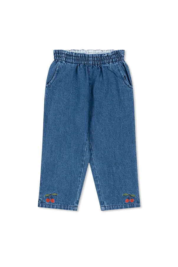 Konges Sløjd Jeans with cherry motif