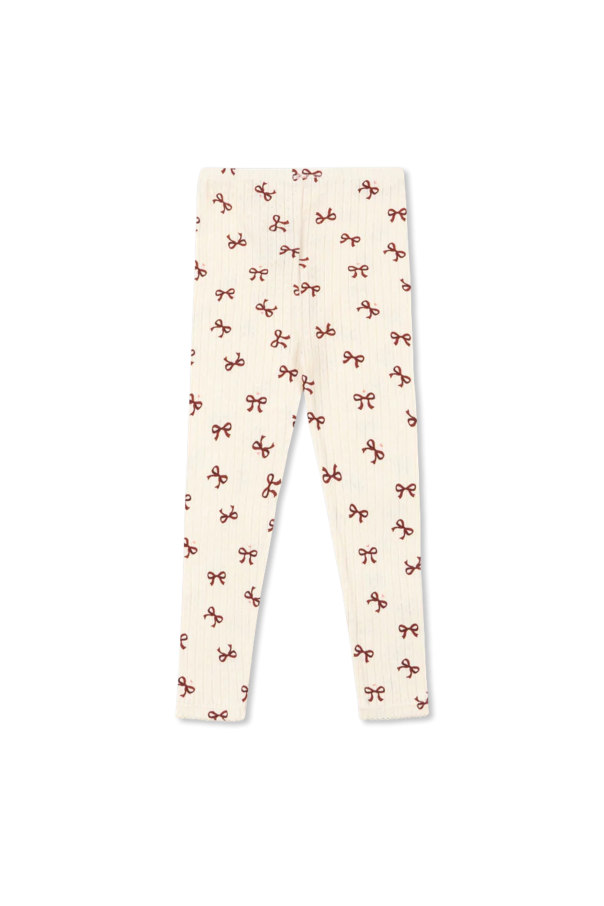 Konges Sløjd Cotton baby pants with print