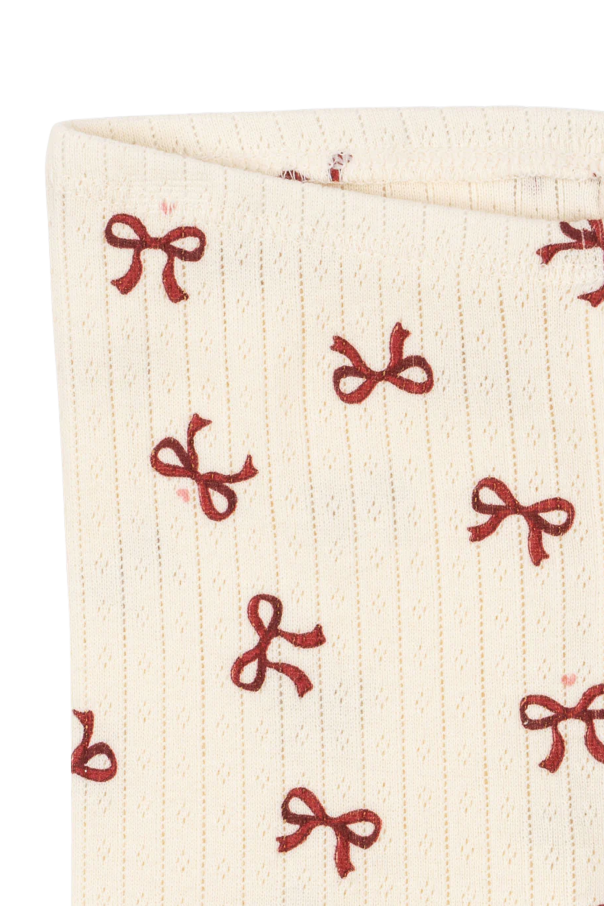 Konges Sløjd Cotton baby pants with print