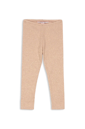 Leggings with lurex thread