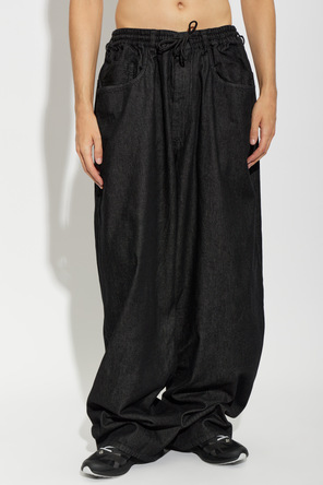 Y-3 Locker geschnittene Jeans