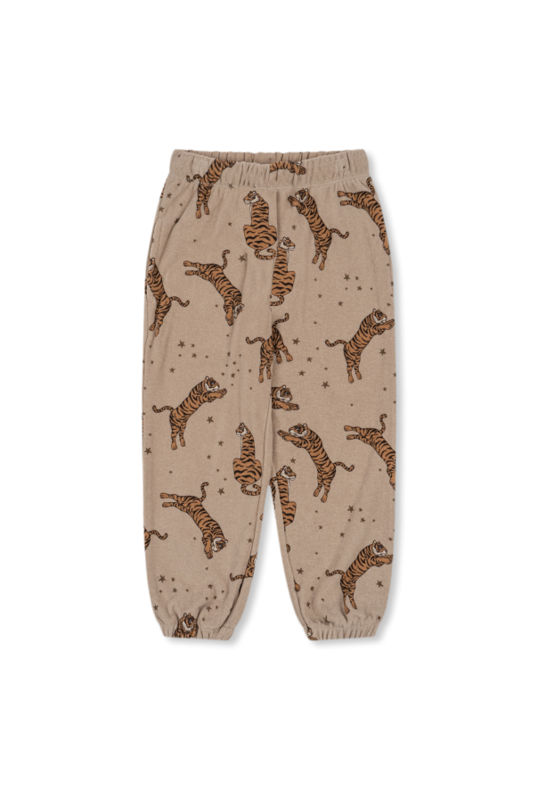 Konges Sløjd ‘Itty’ trousers with animal motif