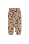 Konges Sløjd ‘Itty’ trousers with animal motif