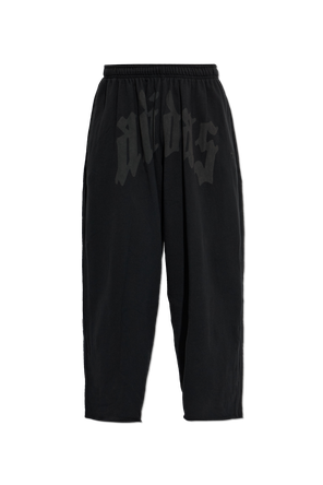 Wide-leg sweatpants