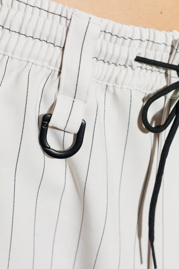 Y-3 Pantalones de raya