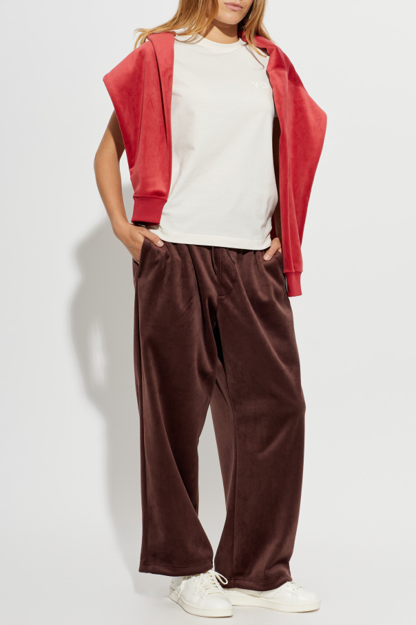 Y-3 Pantalones de pierna ancha
