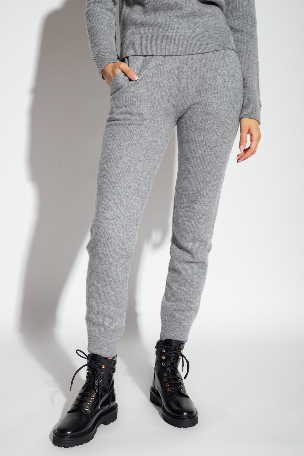 Zadig & Voltaire ‘Steevy’ cashmere Shoulder trousers