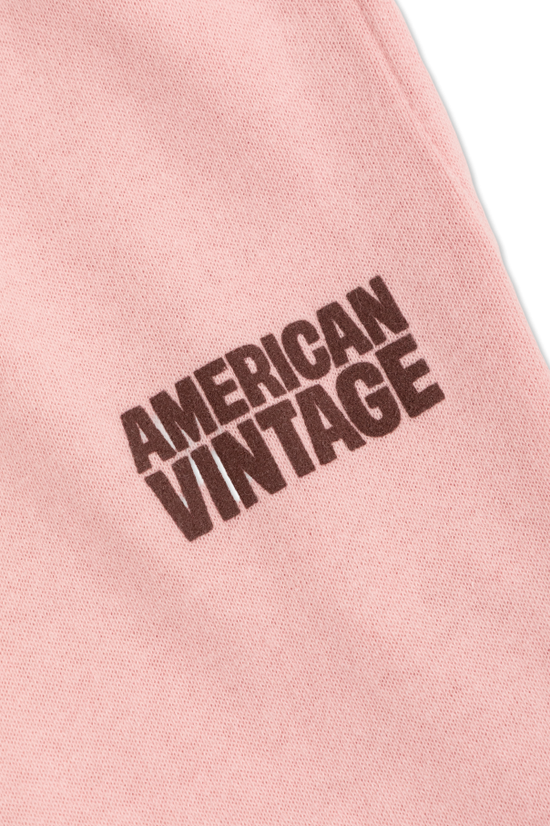 American Vintage Kids Spodnie dresowe z prostymi nogawkami