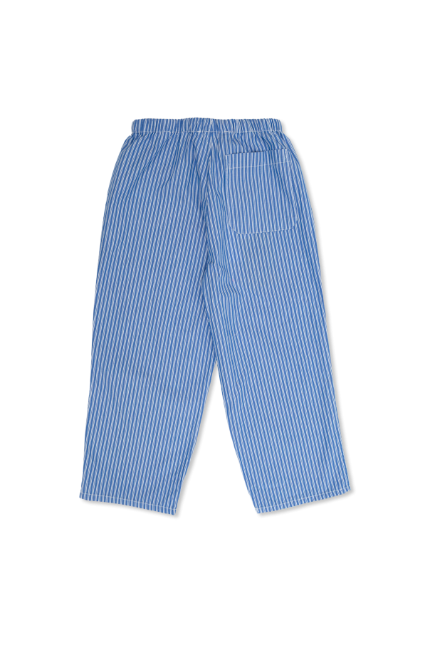 American Vintage Kids Spodnie ze wzorem w pasy