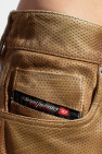 Diesel ‘L-TEXA’ leather trousers