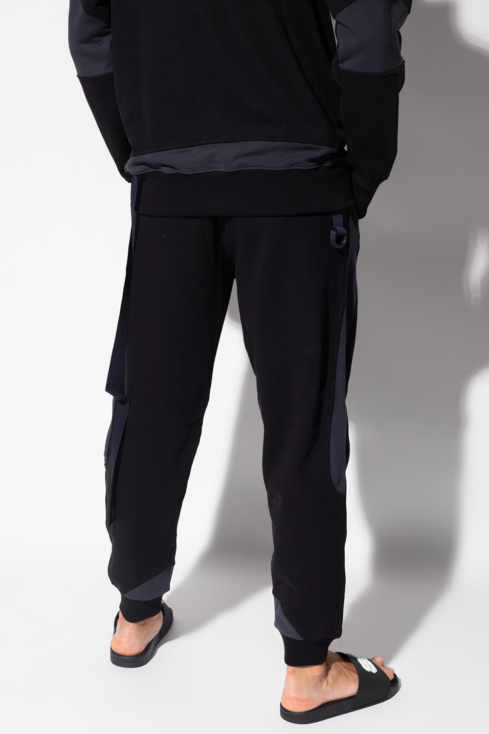 Helmut Lang Logo-appliquéd sweatpants