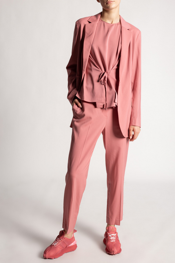 Theory Pleat-front trousers