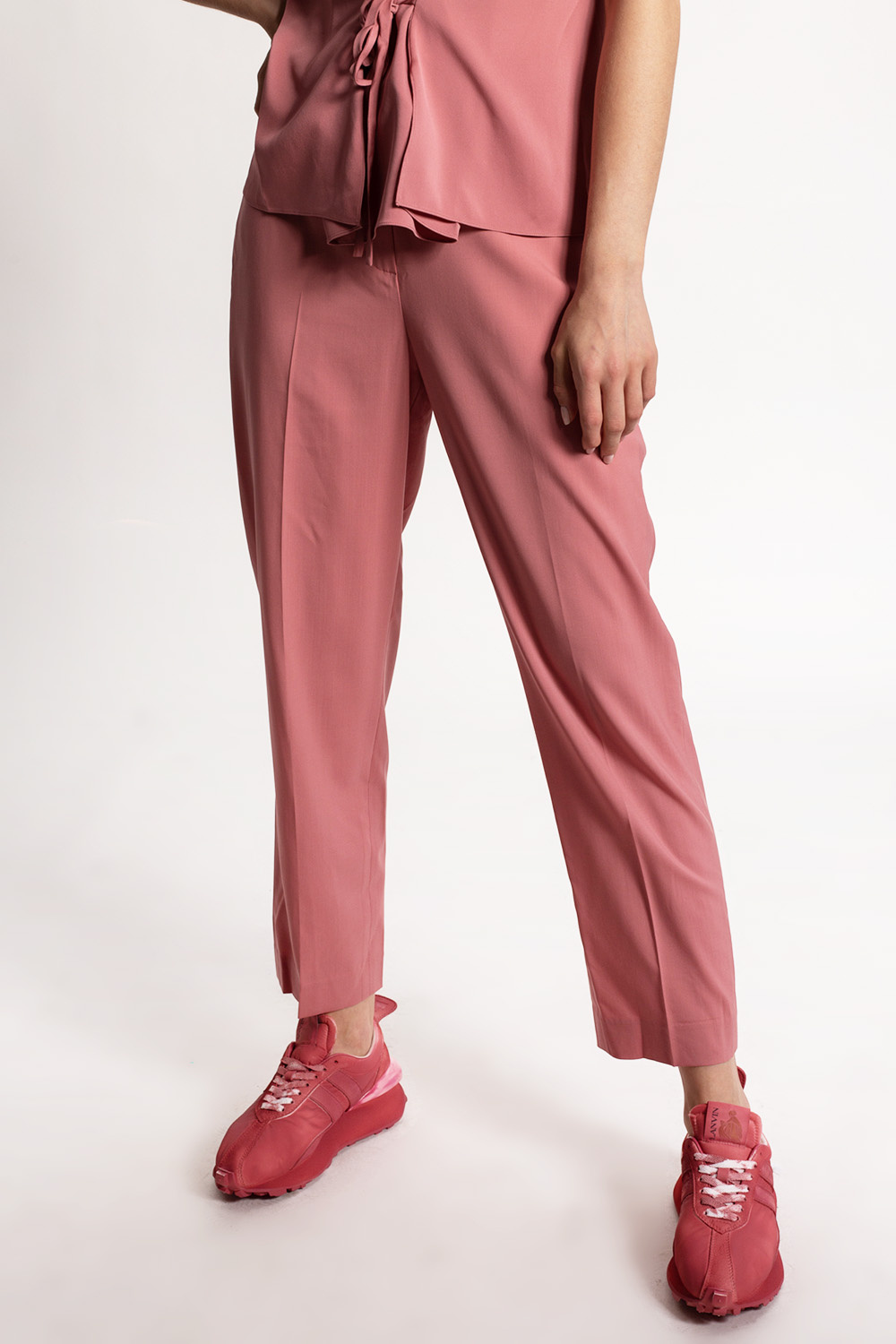 Theory Pleat-front Sport-Shorts trousers