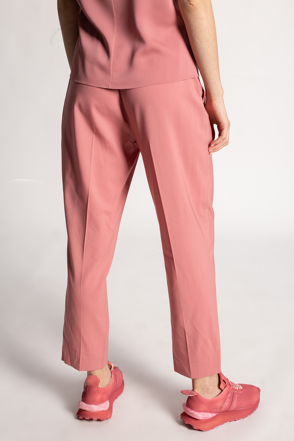 Theory Pleat-front Sport-Shorts trousers