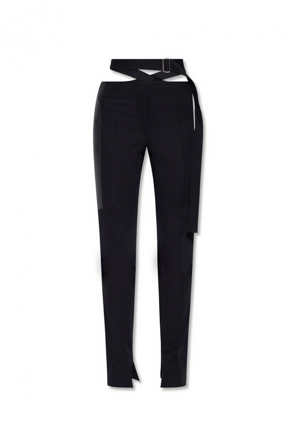 Helmut Lang Trousers with belt