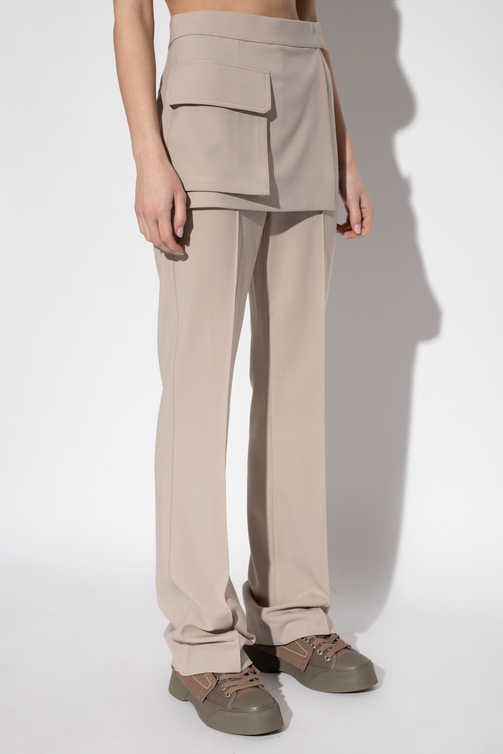 Helmut Lang Pleat-front trousers