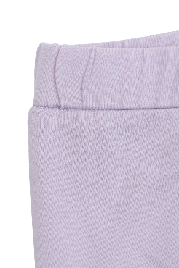 Moncler Enfant Legginsy z naszywką z logo