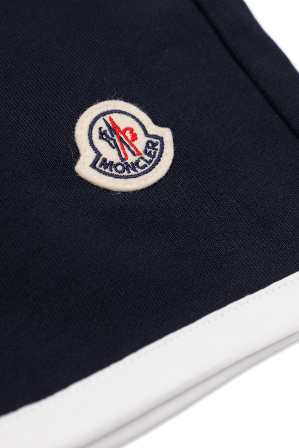 Moncler Enfant Shorts with logo patch