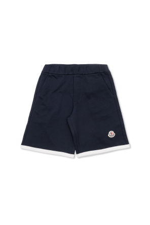 Shorts with logo patch