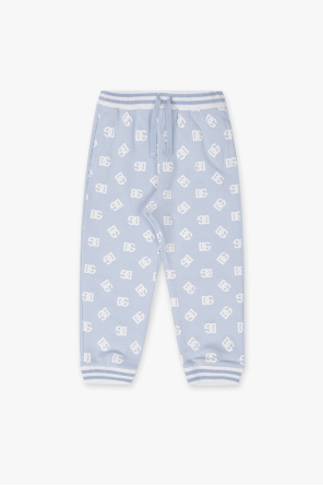 Sweatpants with logo pattern