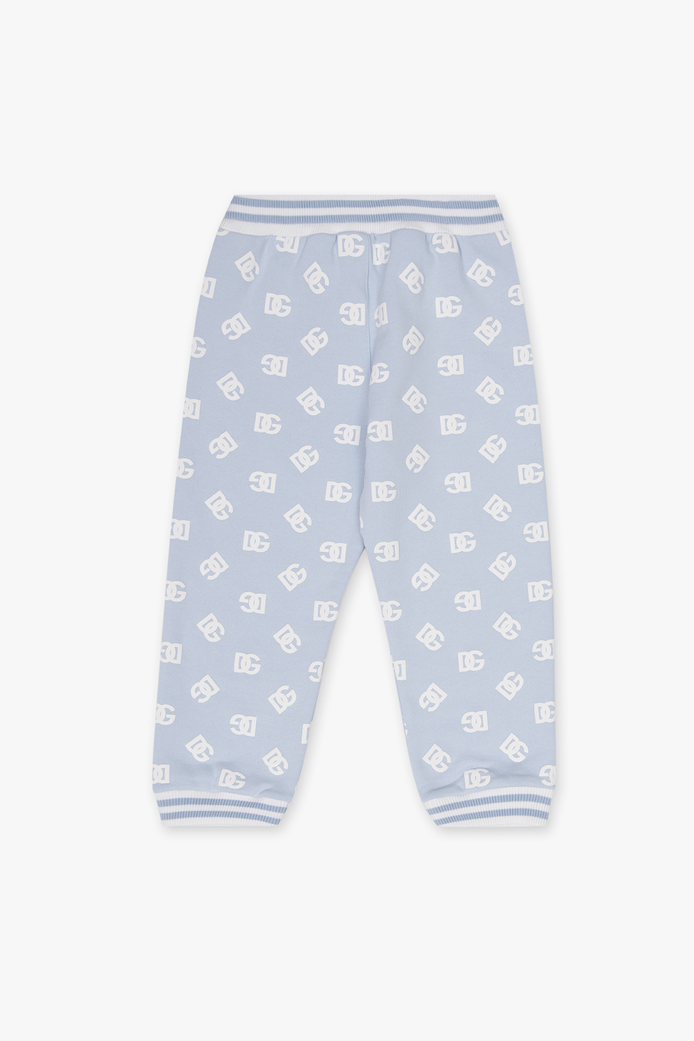 Чёрная вязаная сумка с помпонами dolce & gabanna Sweatpants with logo pattern