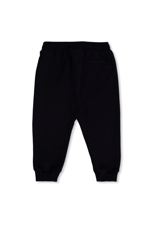 Dolce & Gabbana Italia short-sleeve polo shirt Kids Logo-printed sweatpants