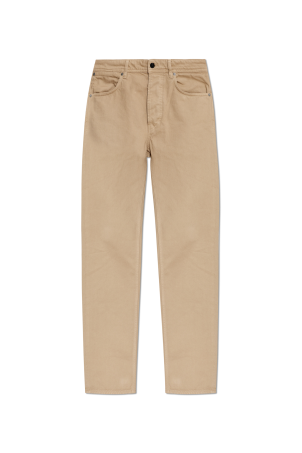 Jeans with logo patch od Stone Island