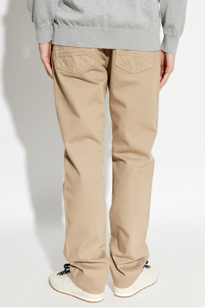 Stone Island Jeans with logo patch