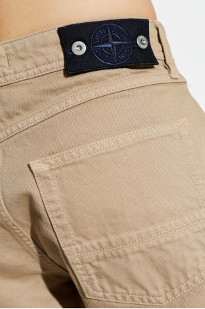 Stone Island Jeans with logo patch